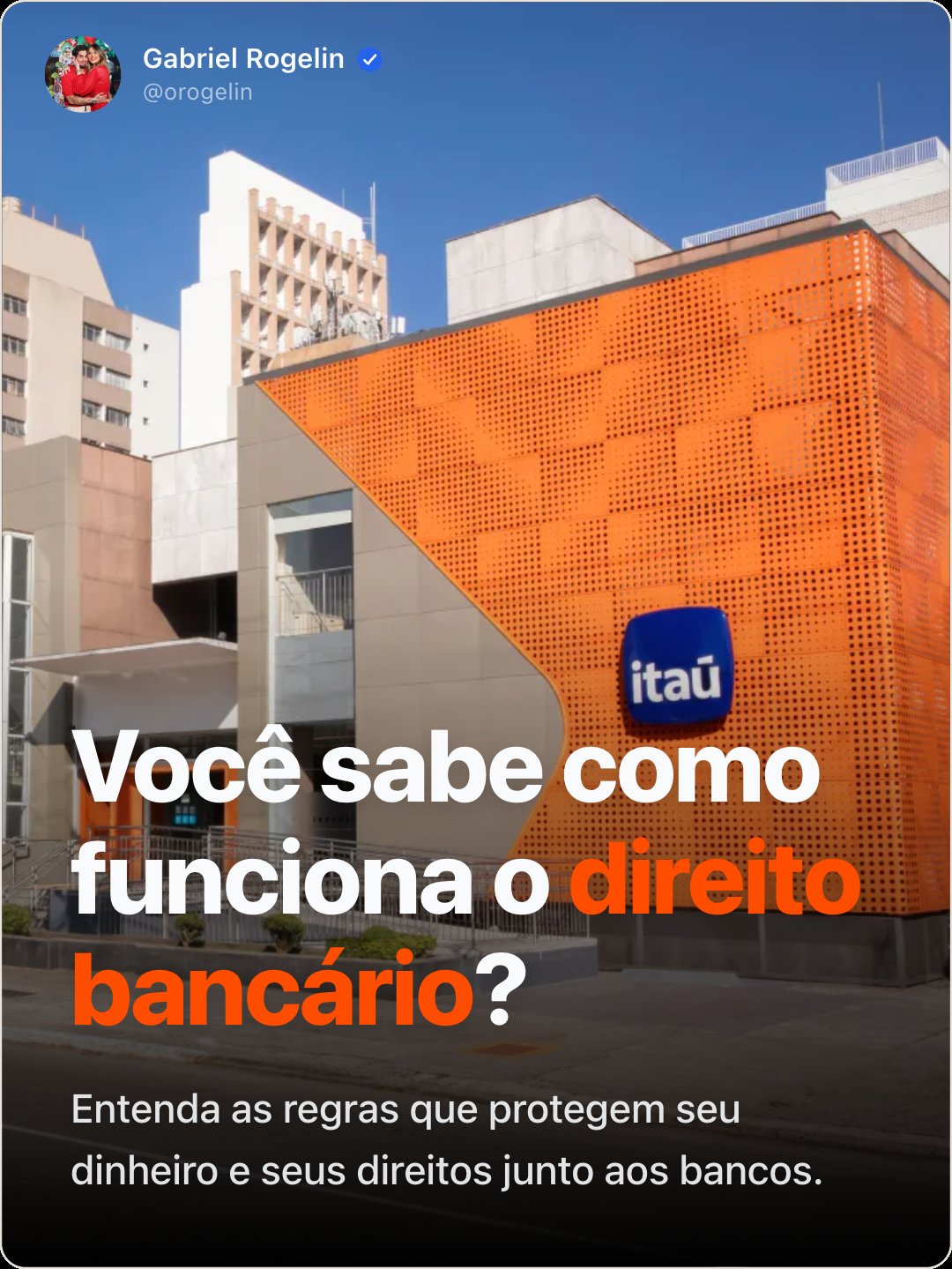 Exemplo de carrossel jurídico gerado pelo Posta Direito